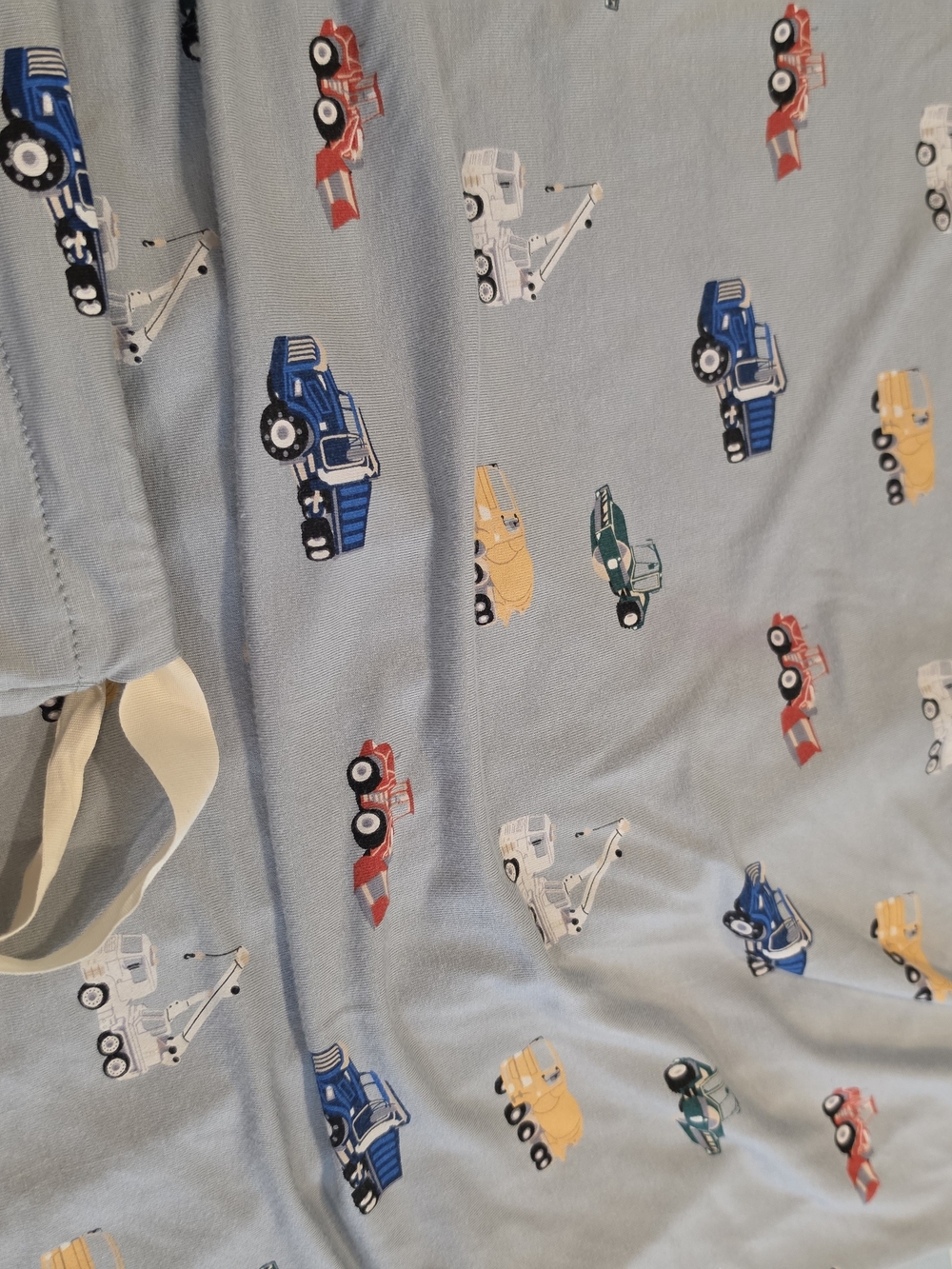Kyte Baby Bamboo Crib Sheet - Construction Print. - Picture 3 of 3